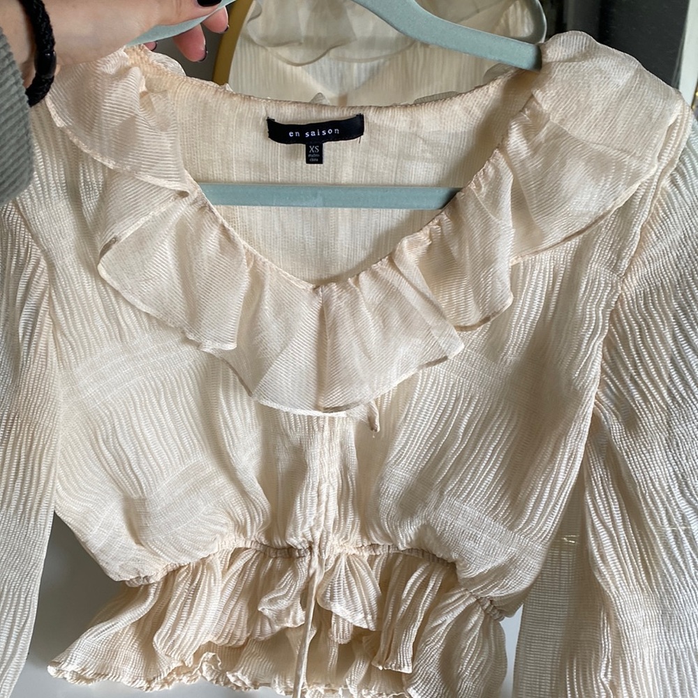 En Saison crop top worn once